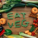 Eat Veg Spelled in vegetables